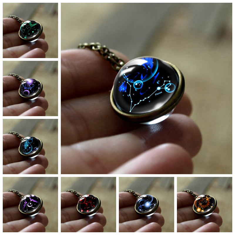 Glasanhänger Mit Sternzeichen - StarJewelry