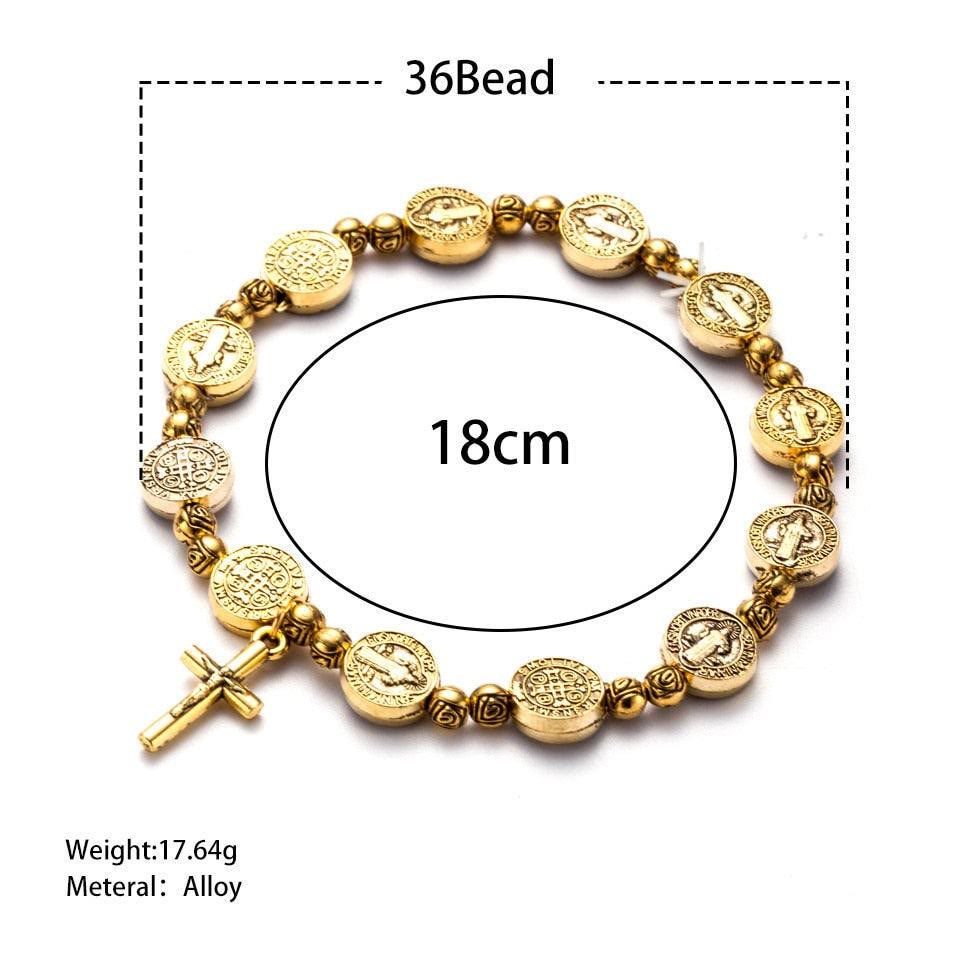 Gold- Und Silberarmband - FaithBracelet