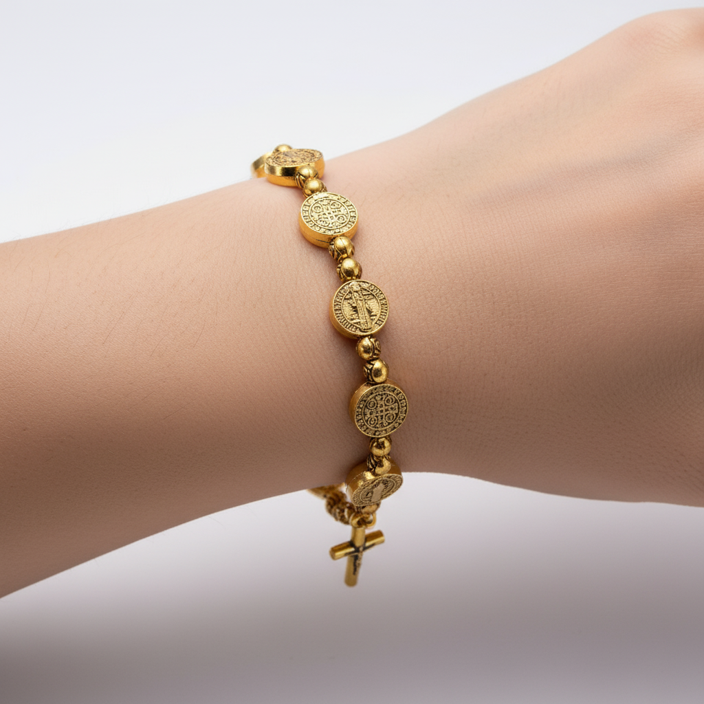 Gold- Und Silberarmband - FaithBracelet