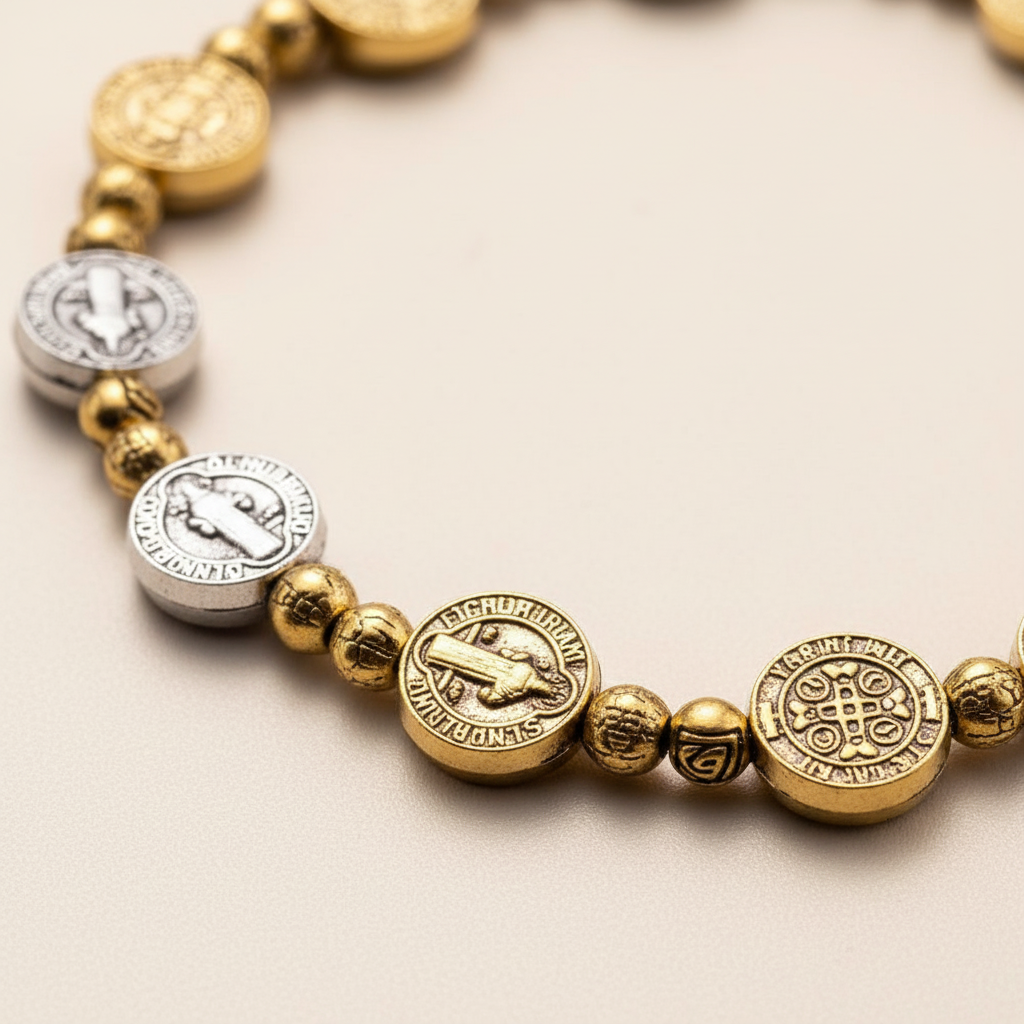 Gold- Und Silberarmband - FaithBracelet
