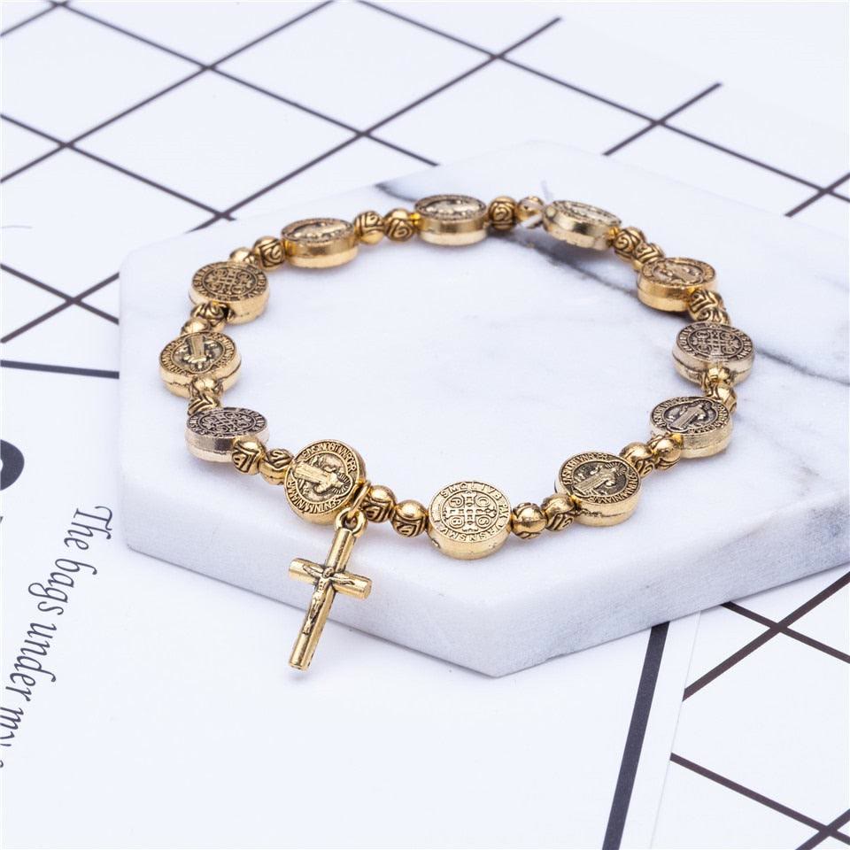 Gold- Und Silberarmband - FaithBracelet