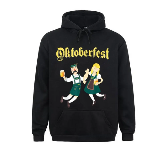 Tanzlust Hoodie mit Oktoberfest-Paar – WiesnVibes Oktoberfest 2026
