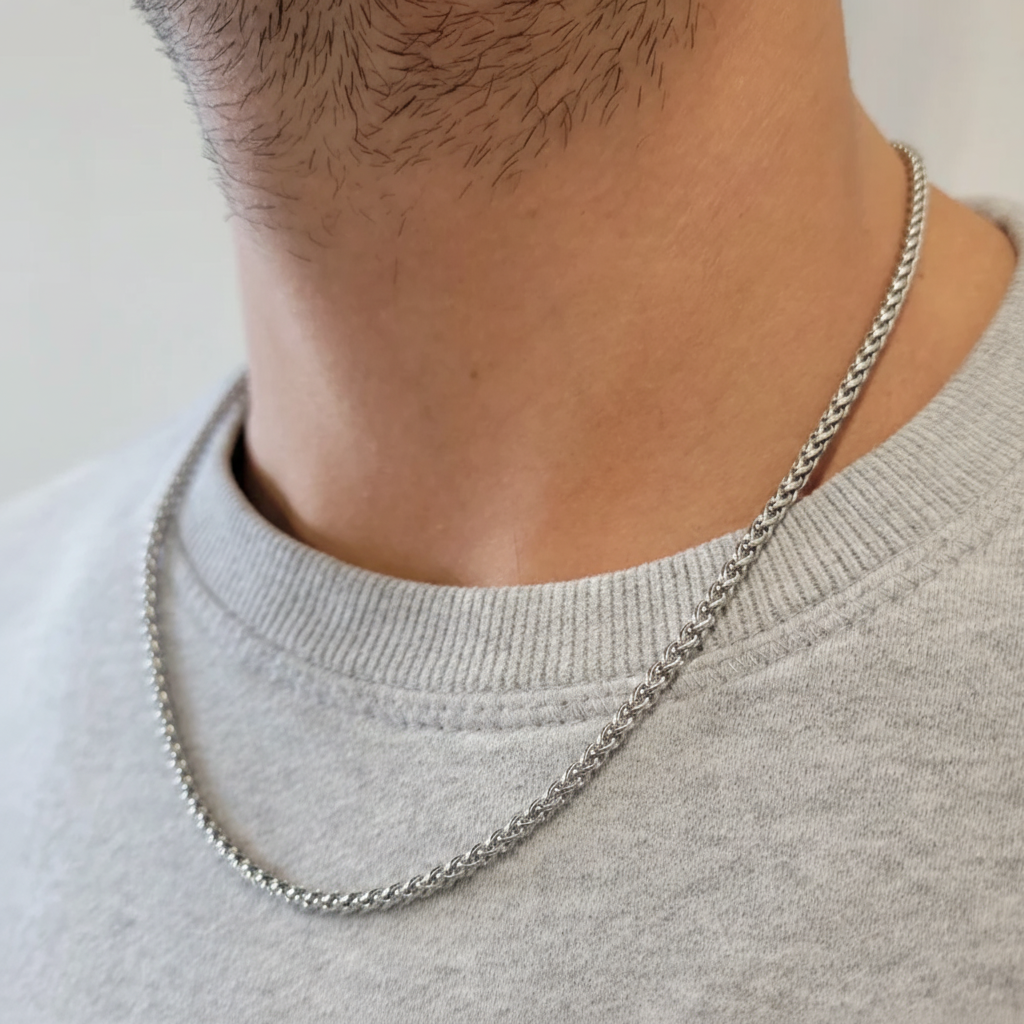 Halskette Aus Silber - PowerChain
