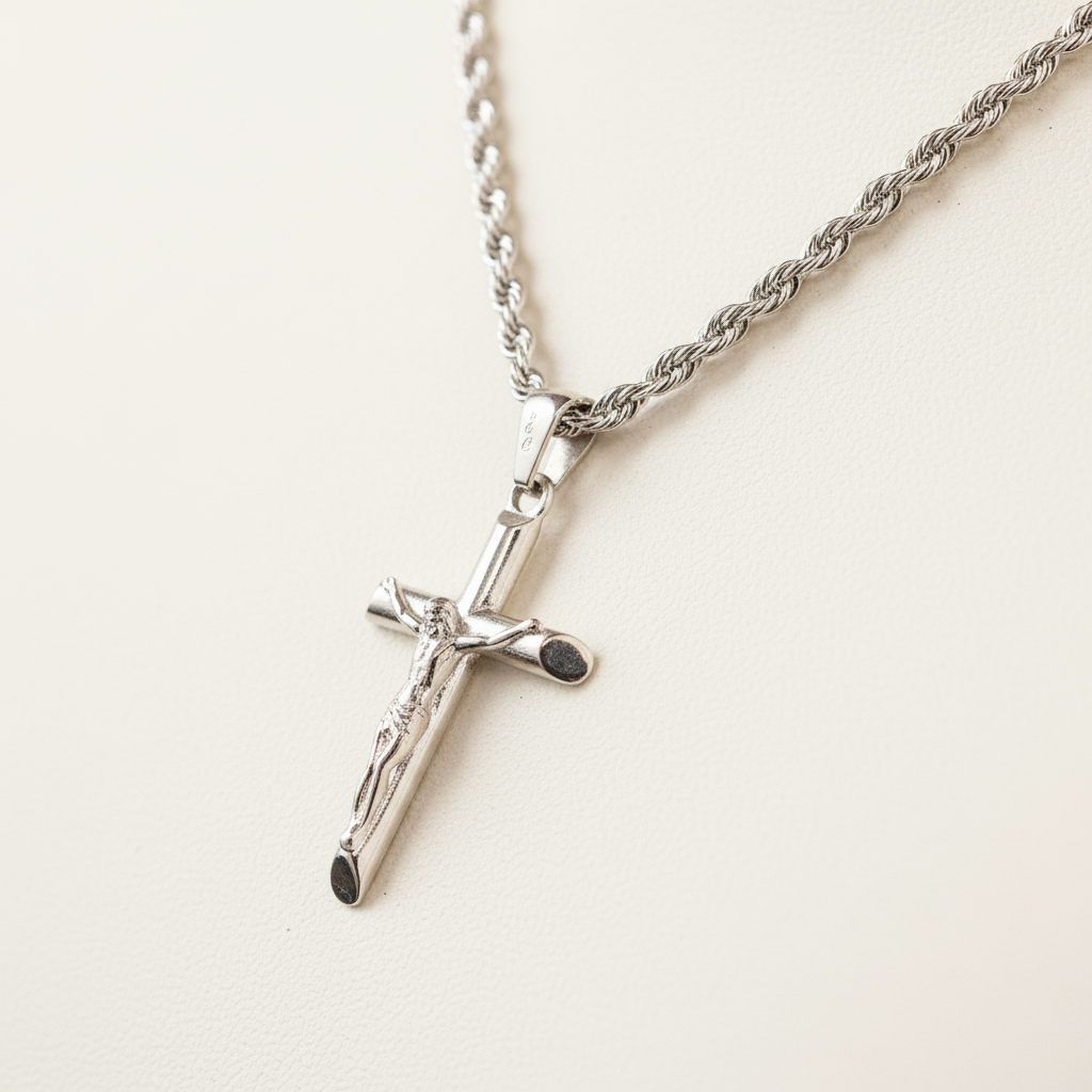 Halskette Mit Kreuz - FaithChain