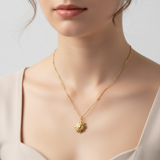 Halskette Mit Sonnenanhänger - SunshineLink