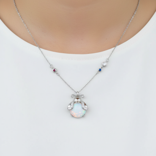 Handgefertigte Halskette - LightSpark