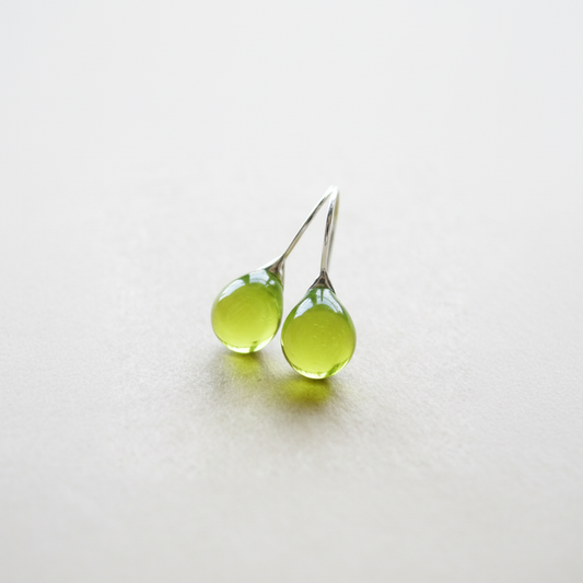 Handgefertigte Ohrringe - OliveGlow