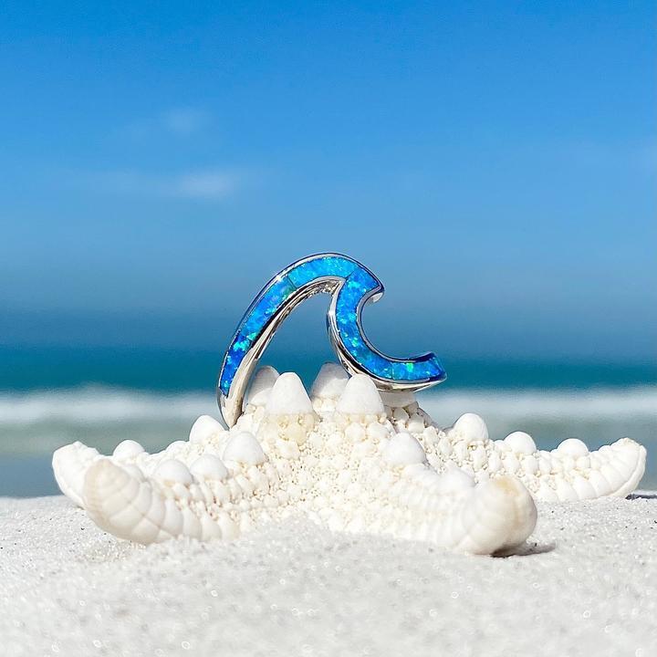Handgefertigter Silberring - OceanRing