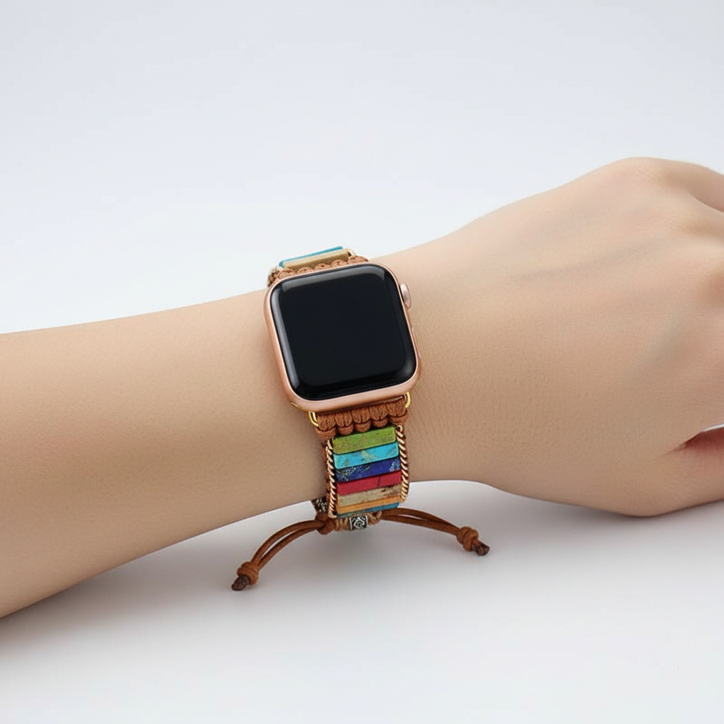 Handgefertigtes Wickelarmband - ChakraBand