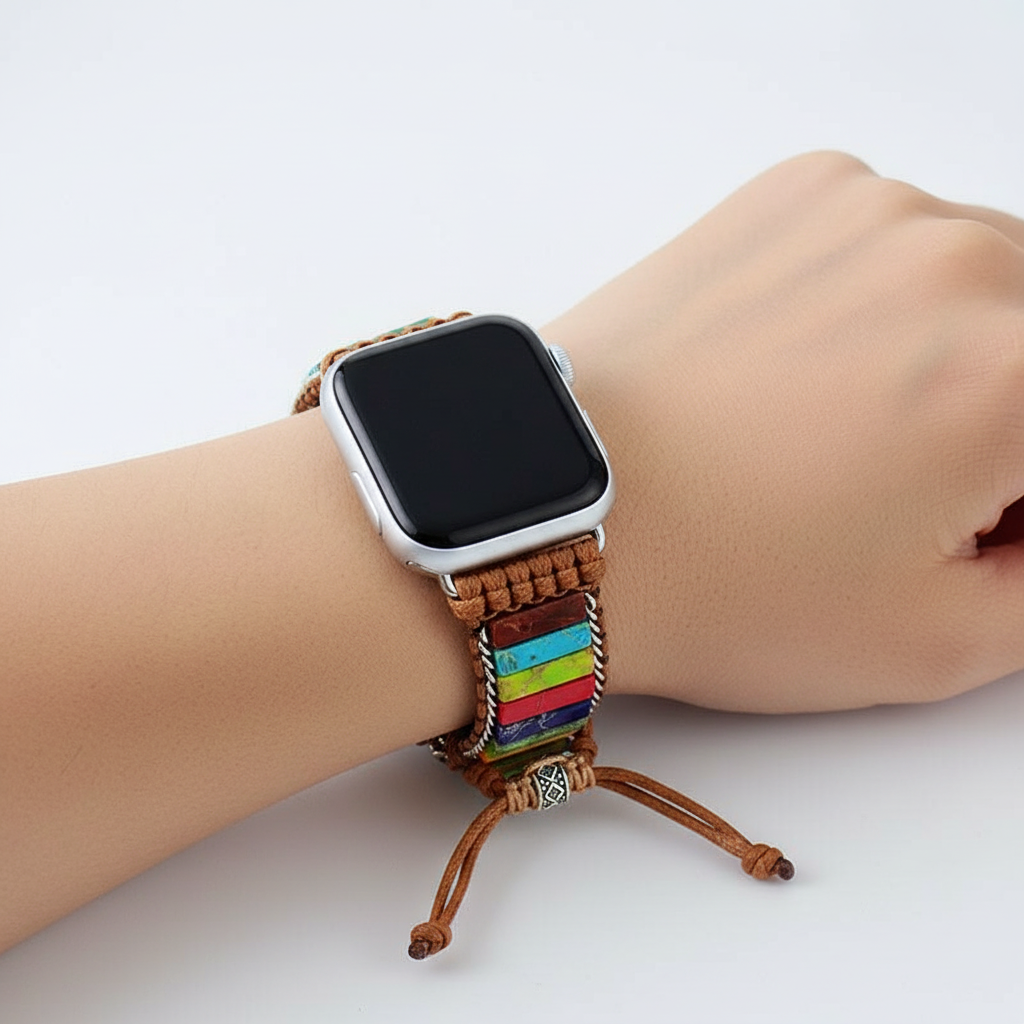 Handgefertigtes Wickelarmband - ChakraBand