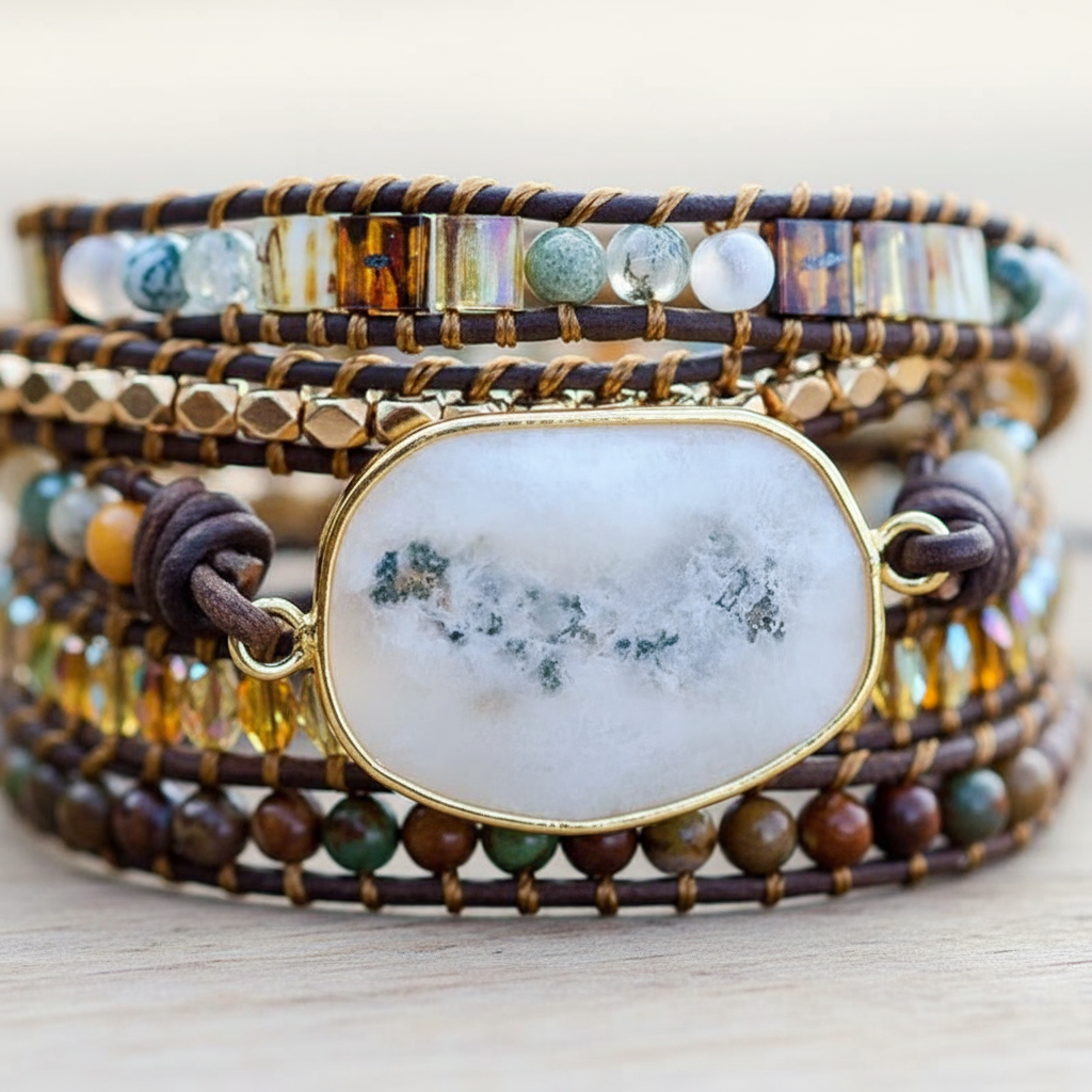 Handgefertigtes Wickelarmband - LunaWrap