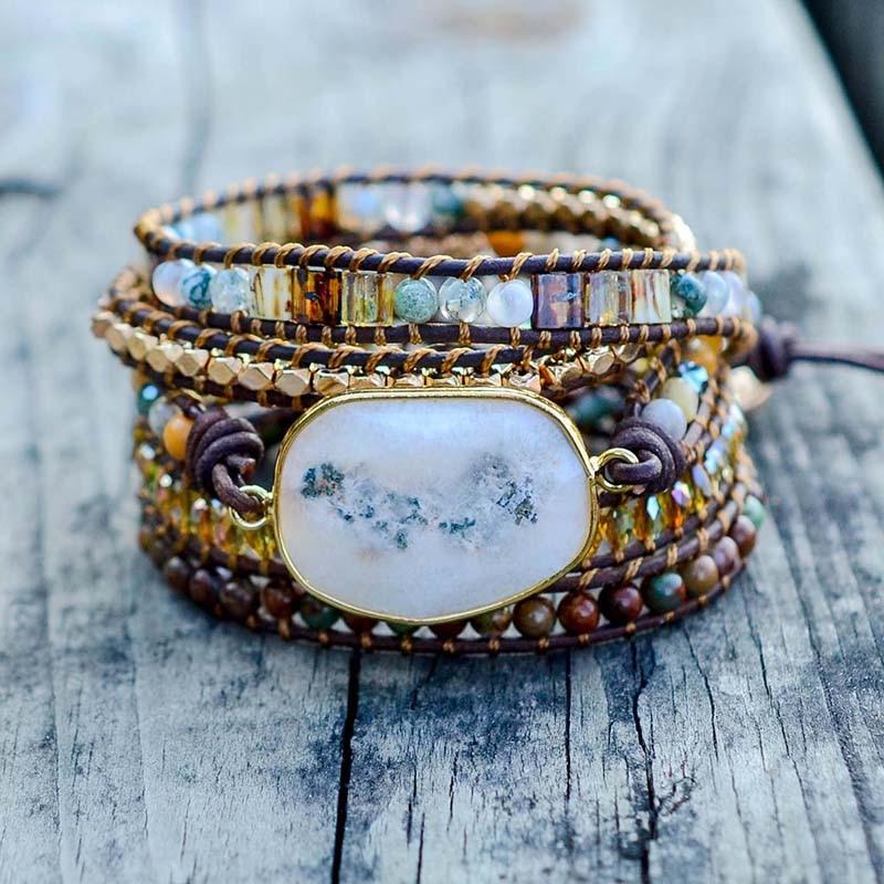Handgefertigtes Wickelarmband - LunaWrap
