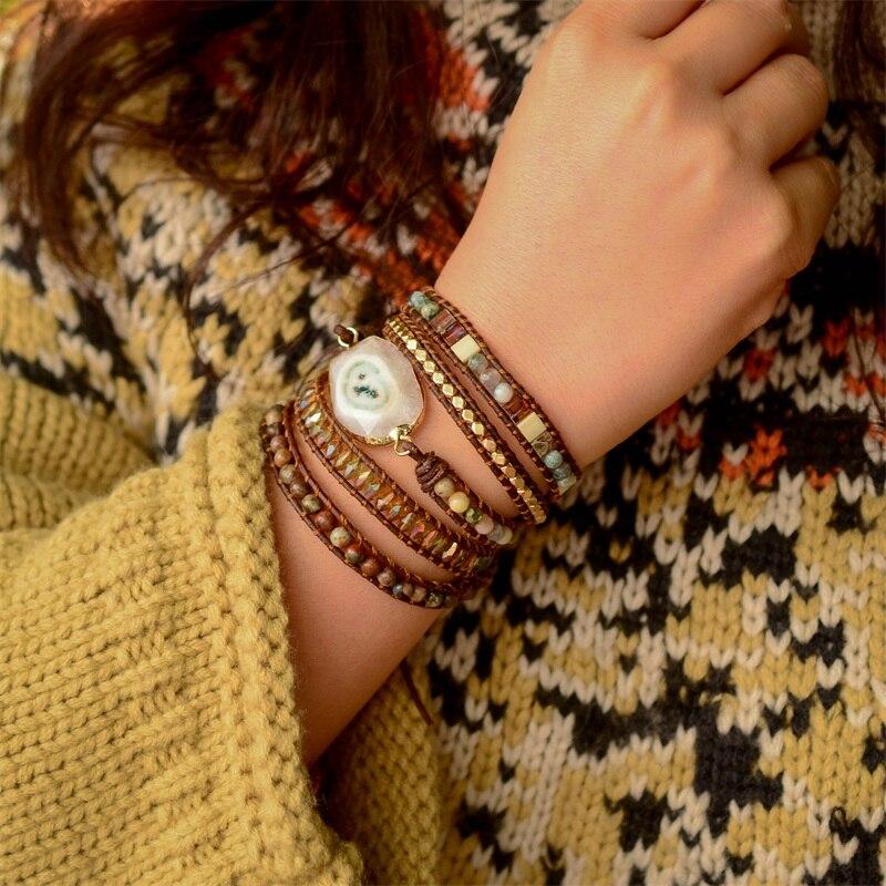 Handgefertigtes Wickelarmband - LunaWrap