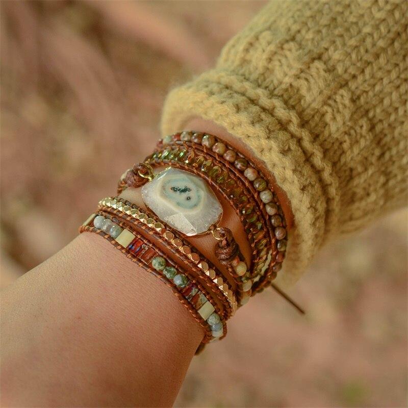 Handgefertigtes Wickelarmband - LunaWrap