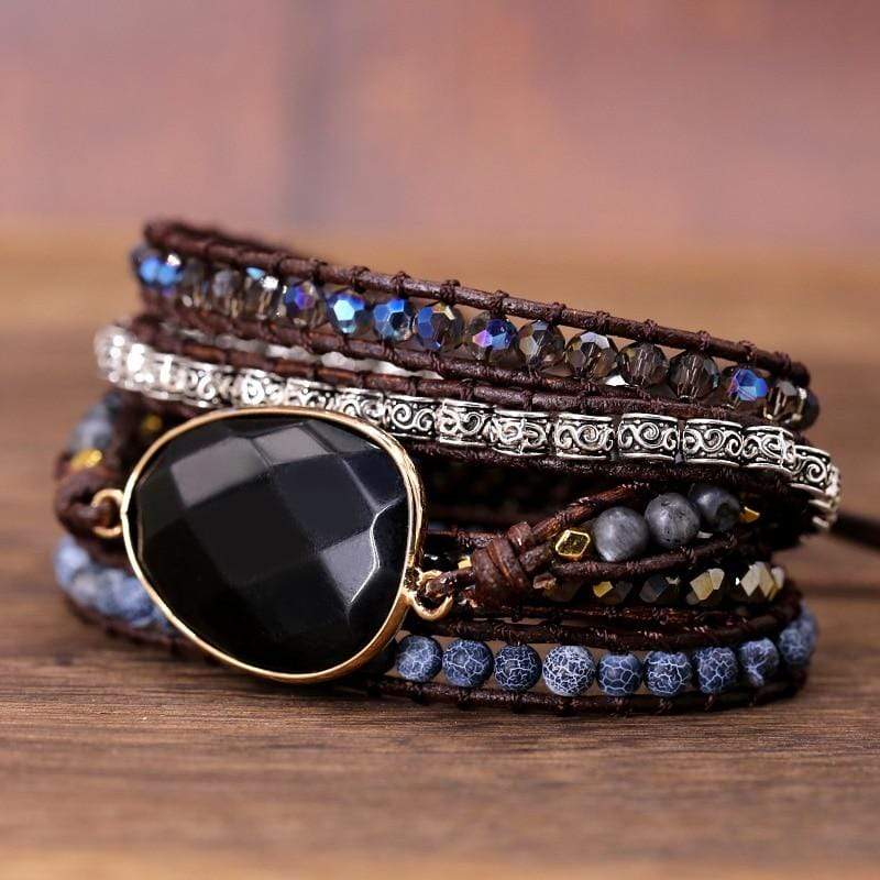Handgefertigtes Wickelarmband - PowerBand