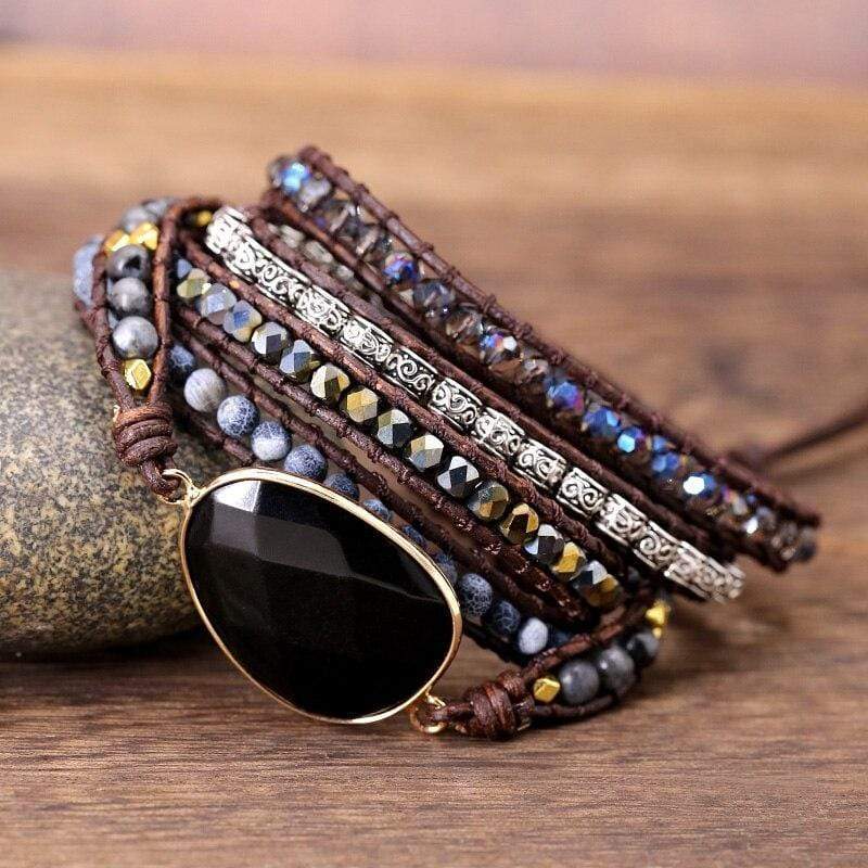 Handgefertigtes Wickelarmband - PowerBand