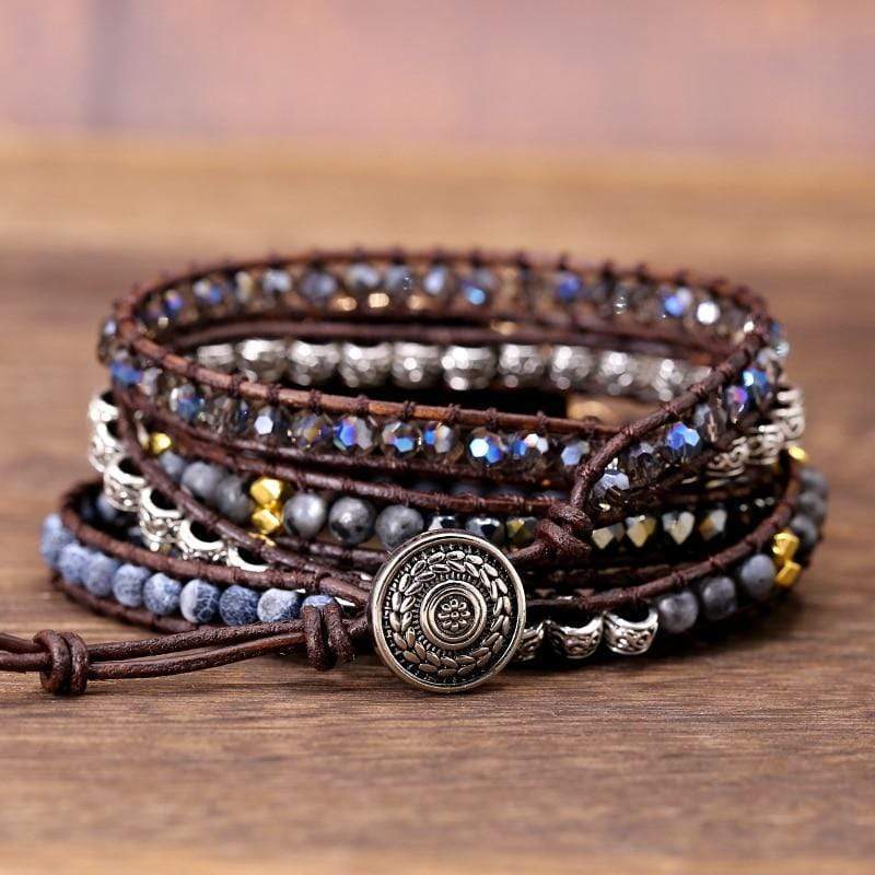 Handgefertigtes Wickelarmband - PowerBand