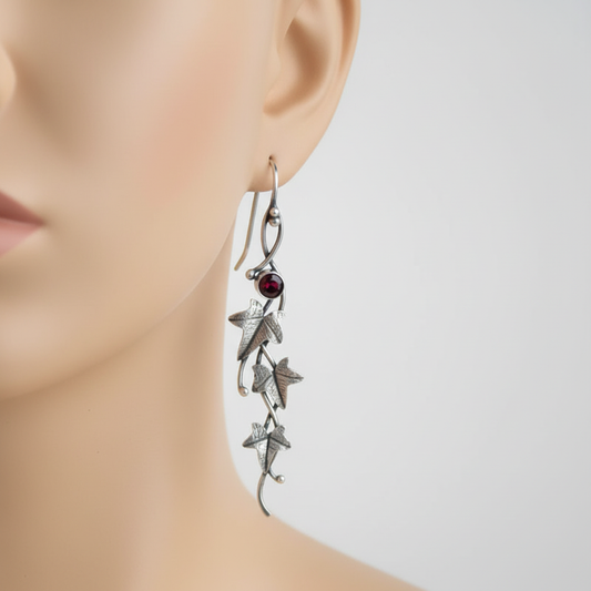 Hängende Ohrringe - LeafShimmer