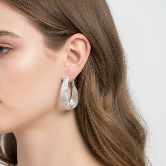 Hängende Ohrringe Aus Silber - SilverShine