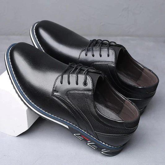 Orthopädische Leder Herrenschuhe – Finn