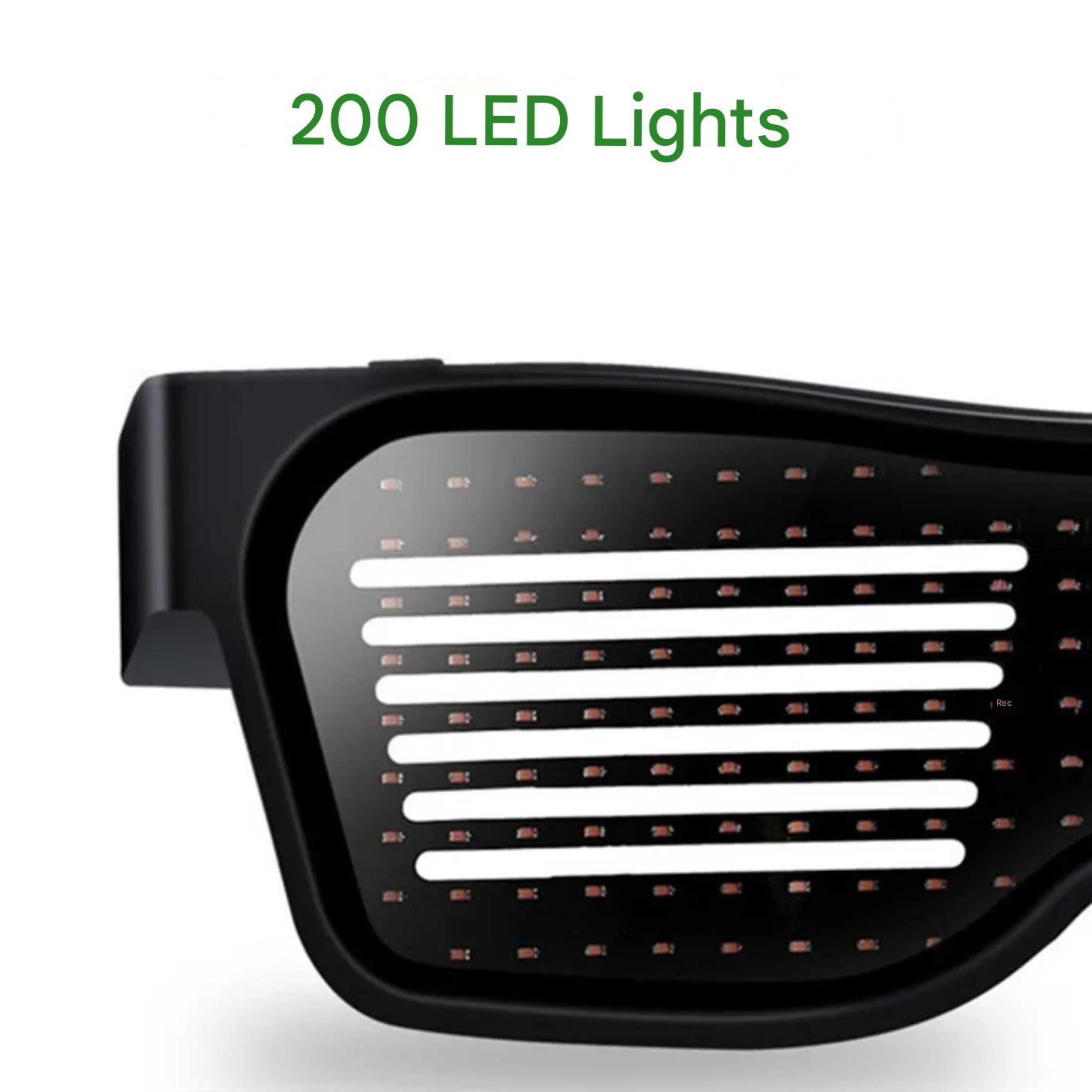 App-programmierbare LED-Partybrille - GlowBeat