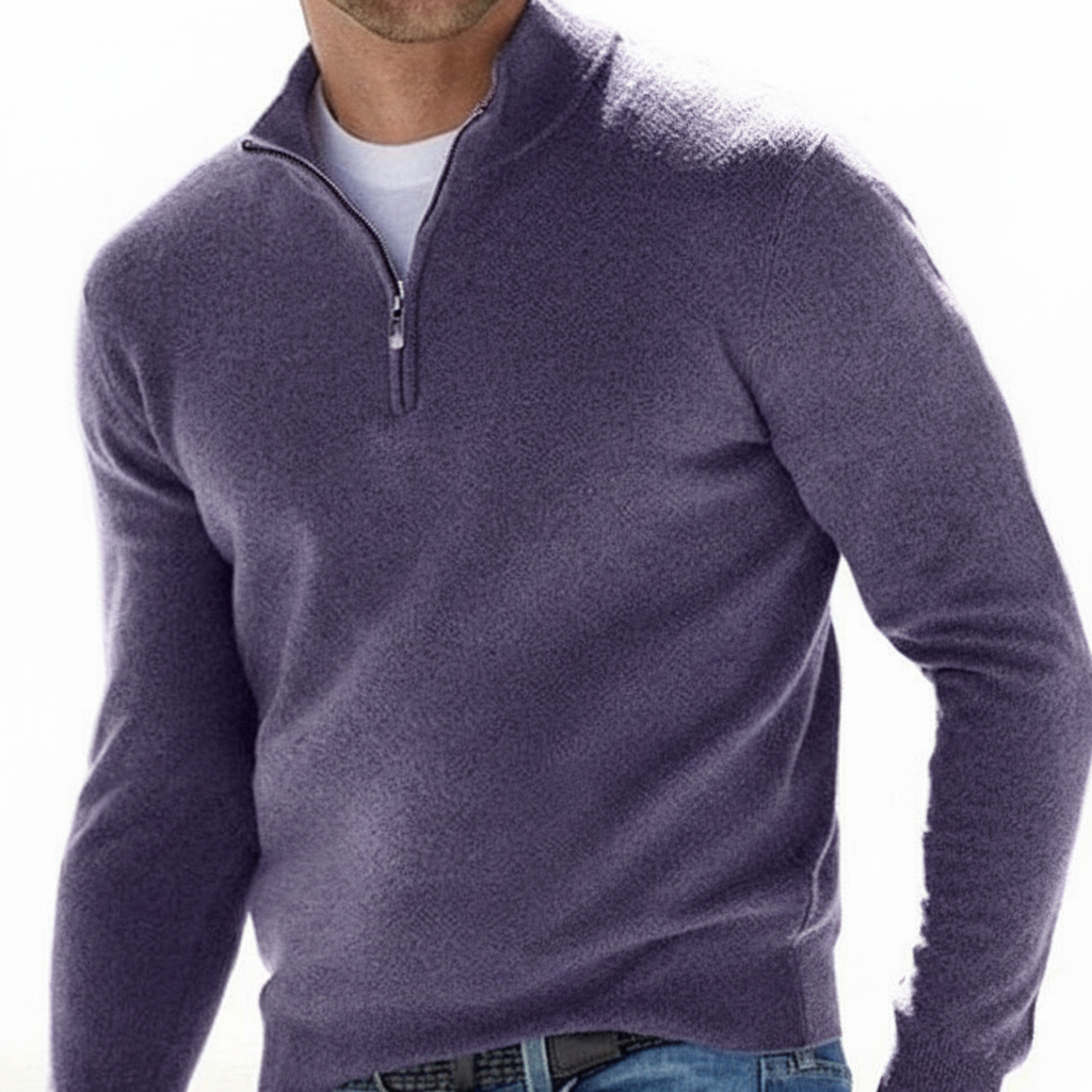 Herrenpullover Mit Reißverschluss - Leonard