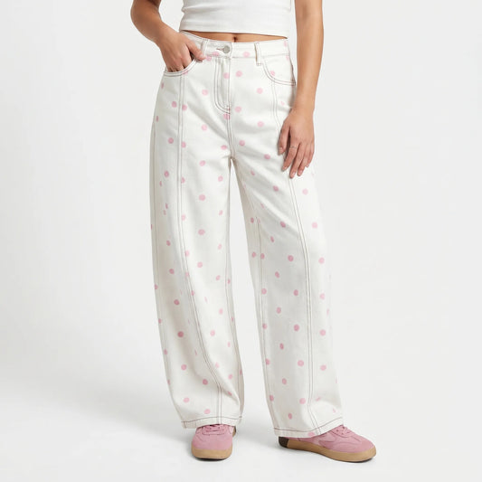 High-Waist-Hose Im Barrel-Schnitt - Sophia