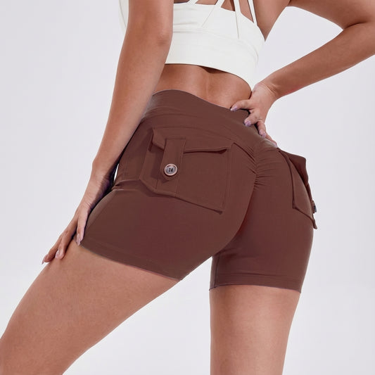 Hoch Taillierte Sportshorts - Sydney