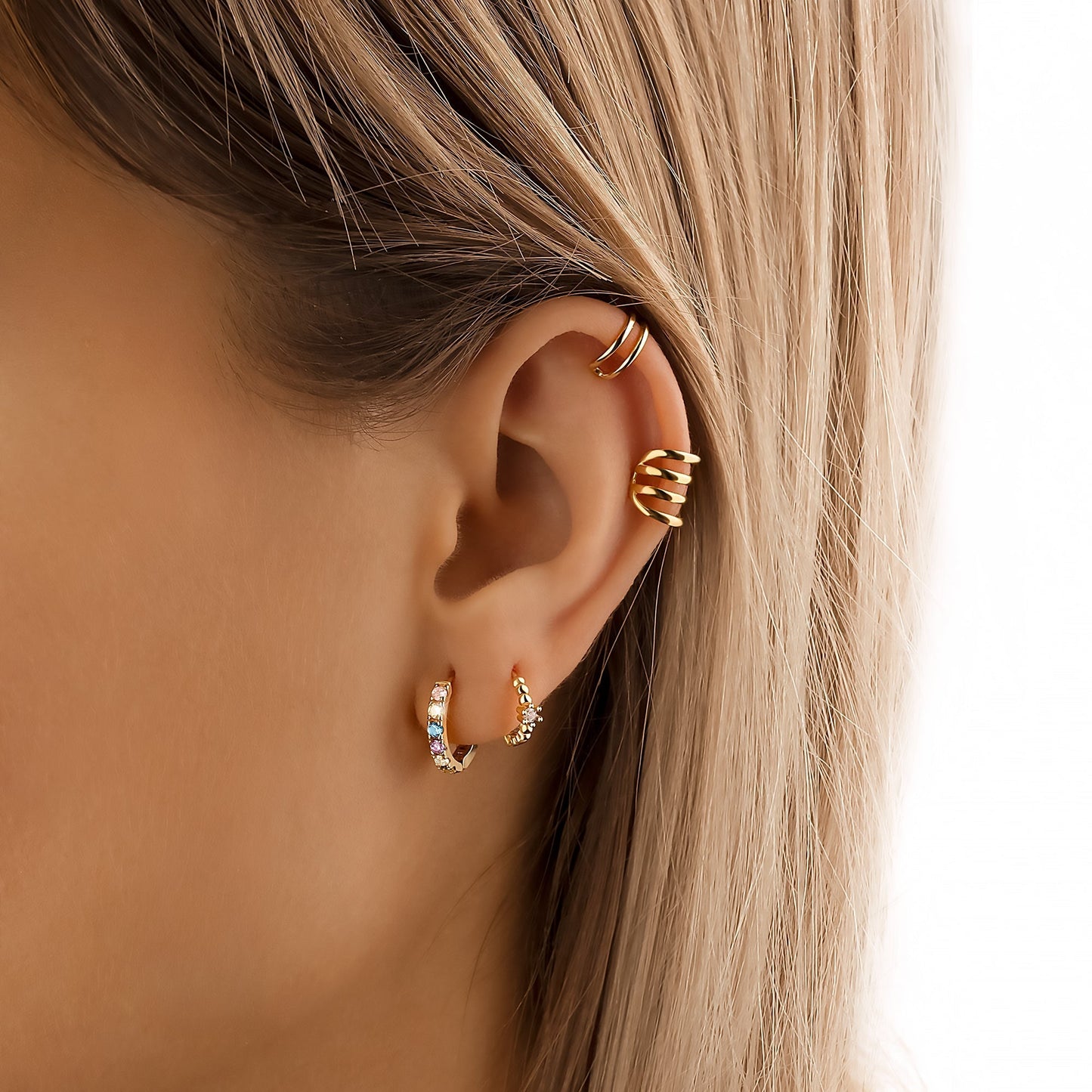 Hoop-Ohrringe Mit Zirkonia - JoyRing