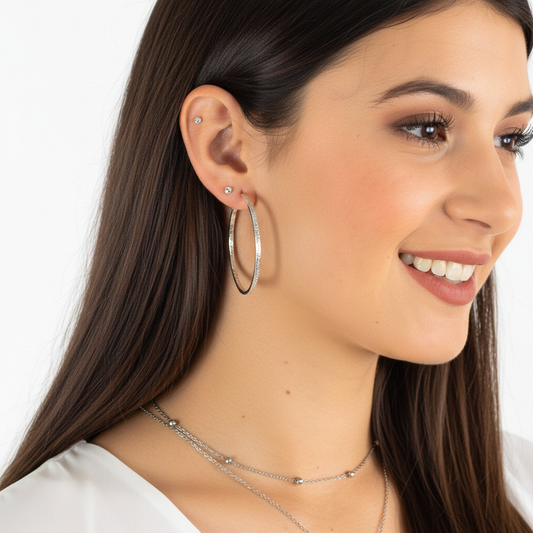 Hoop Ohrringe - SilverHoop