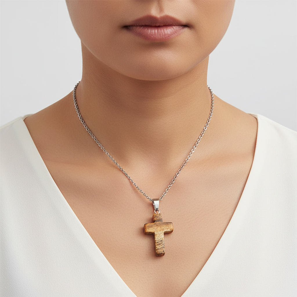 Kette Mit Kreuzdesign - GemCross