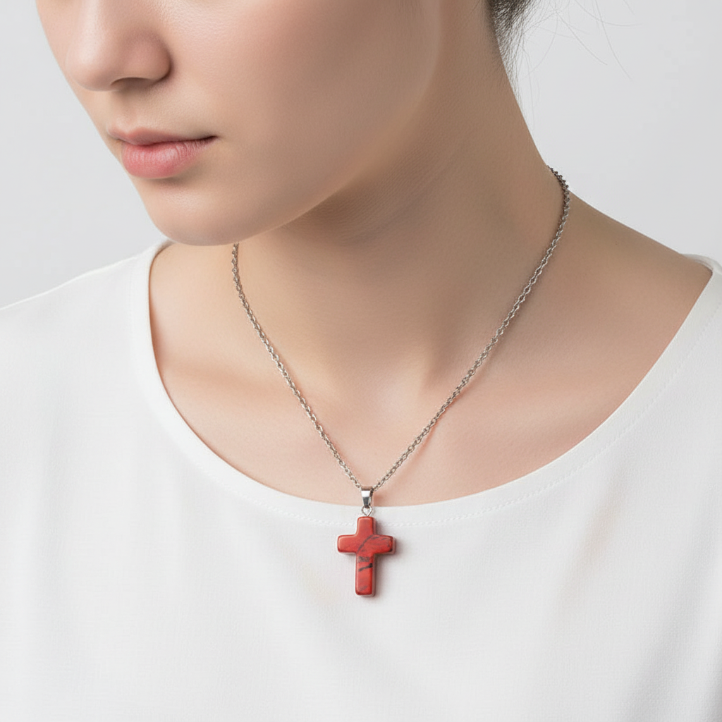 Kette Mit Kreuzdesign - GemCross