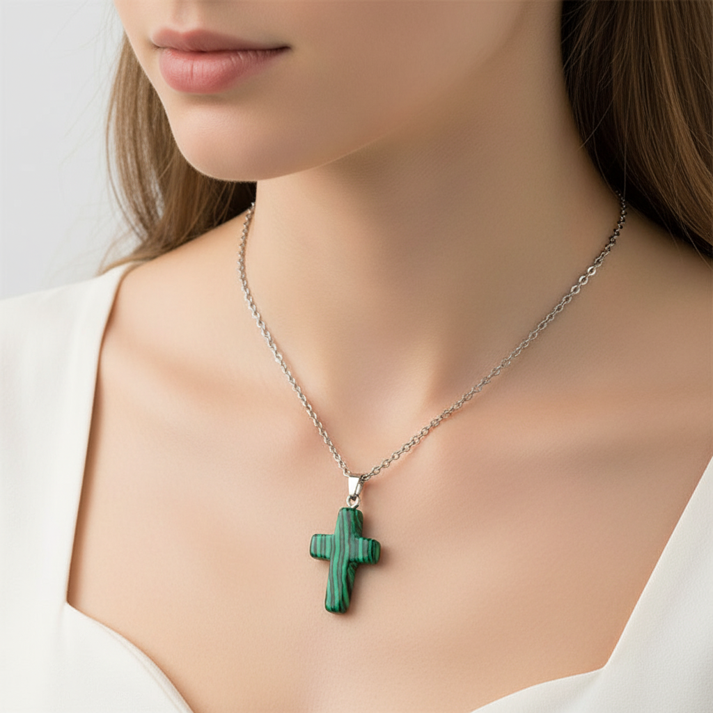 Kette Mit Kreuzdesign - GemCross