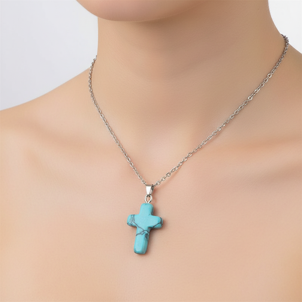 Kette Mit Kreuzdesign - GemCross