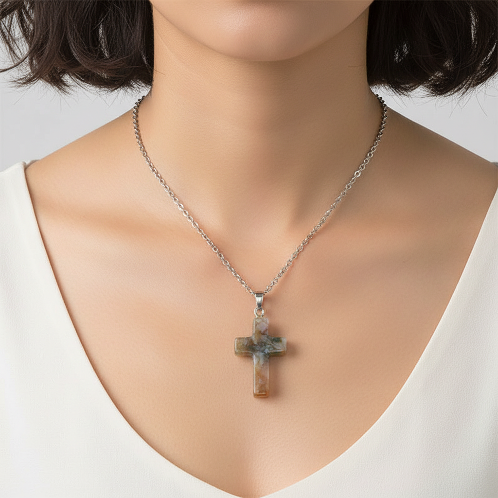 Kette Mit Kreuzdesign - GemCross