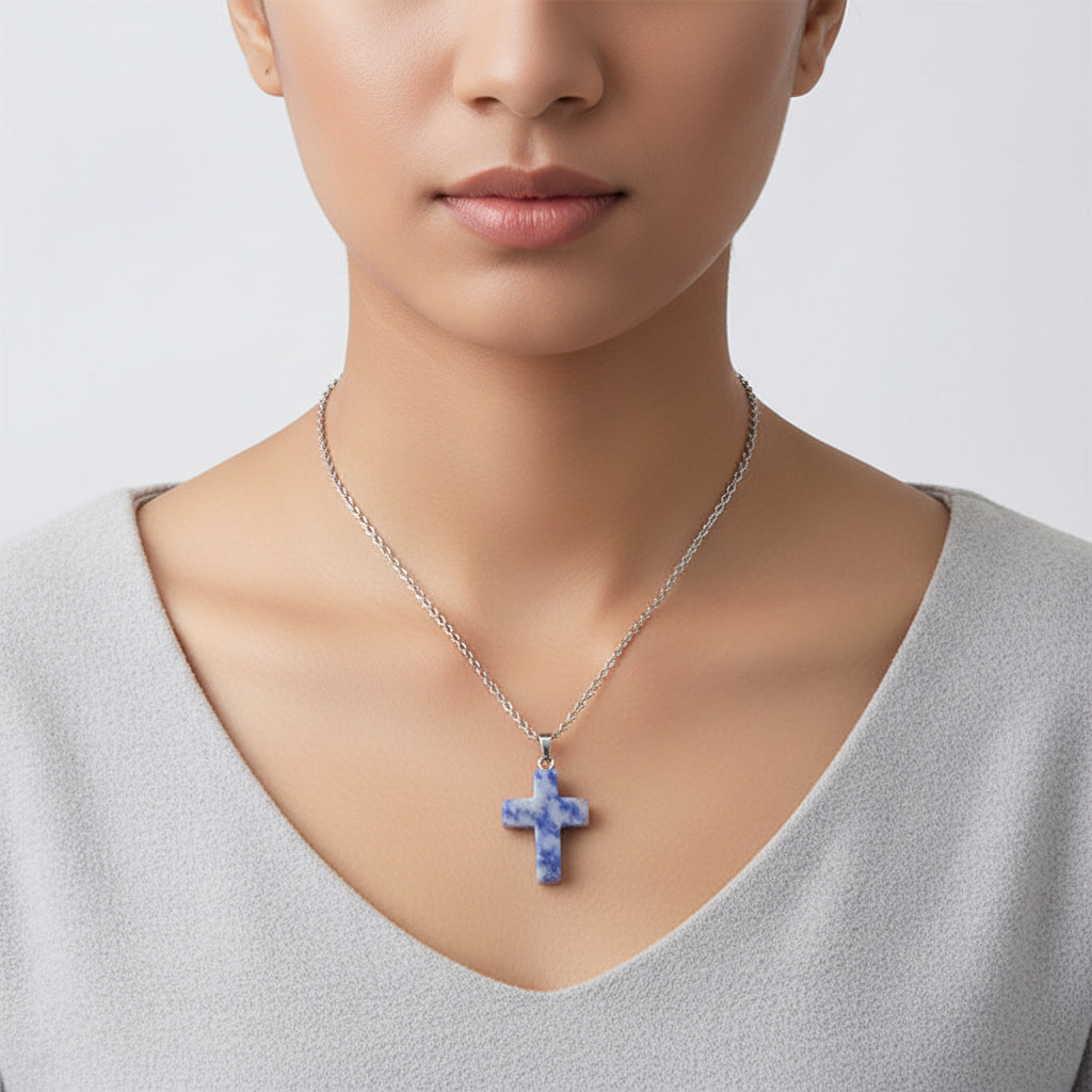 Kette Mit Kreuzdesign - GemCross