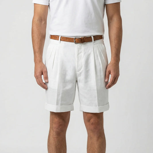 Klassische Herrenshorts Mit Bundfalten - Erick