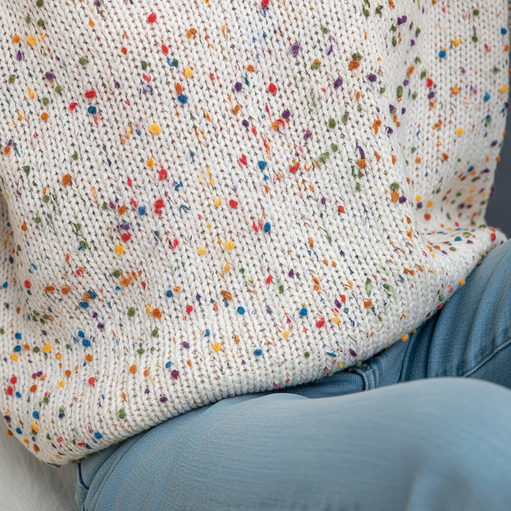 Klassischer Rundhals-Pullover - Martina