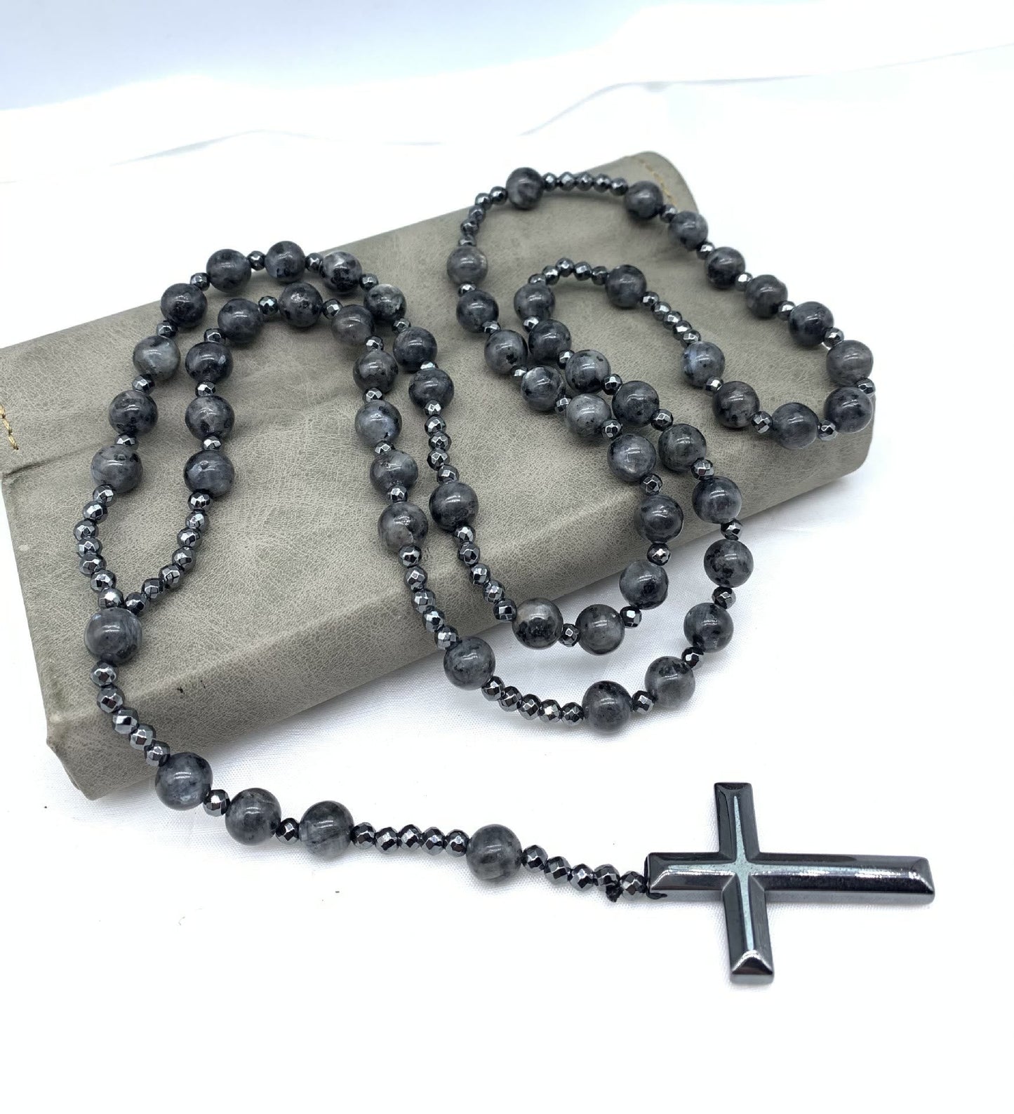 Kreuz-Rosenkranz-Halskette - PowerNecklace