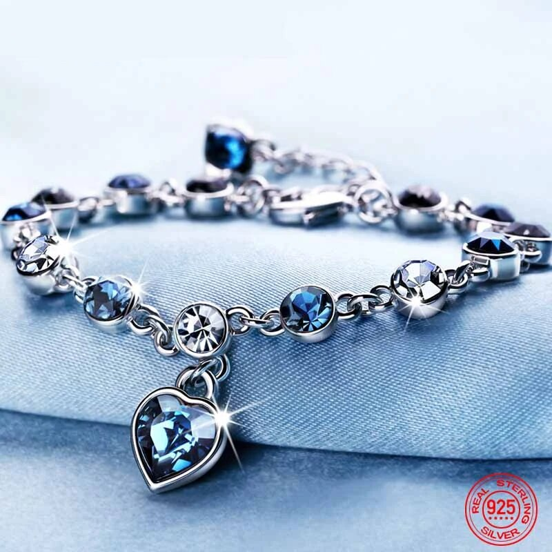 Kristallarmband Mit Herz - OceanHeart