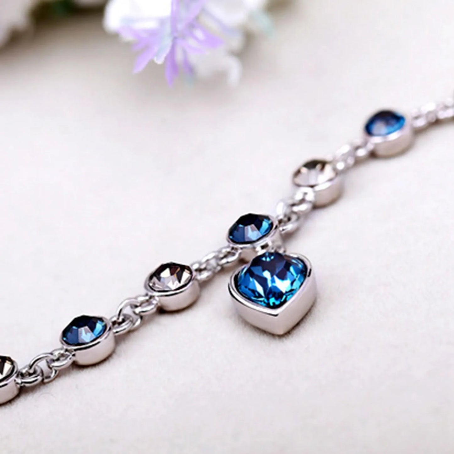 Kristallarmband Mit Herz - OceanHeart