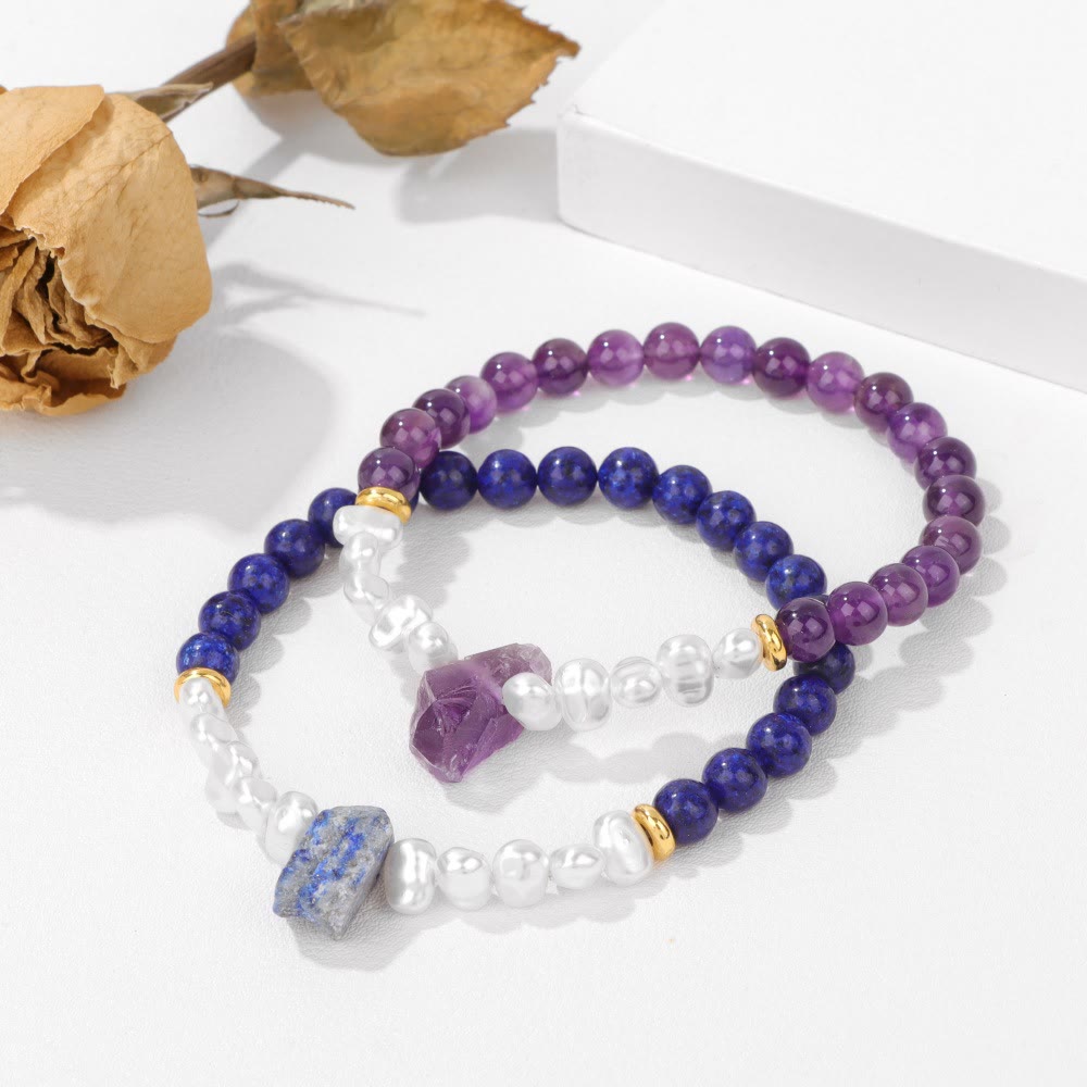 Kristallperlen-Armband - CrystalElegance