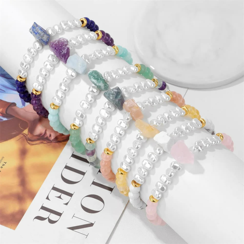 Kristallperlen-Armband - CrystalElegance