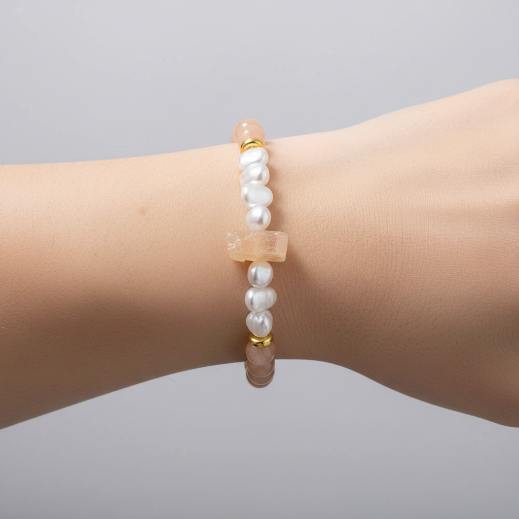 Kristallperlen-Armband - CrystalElegance