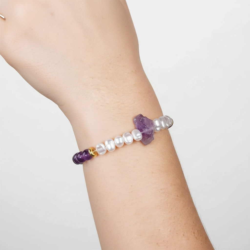 Kristallperlen-Armband - CrystalElegance
