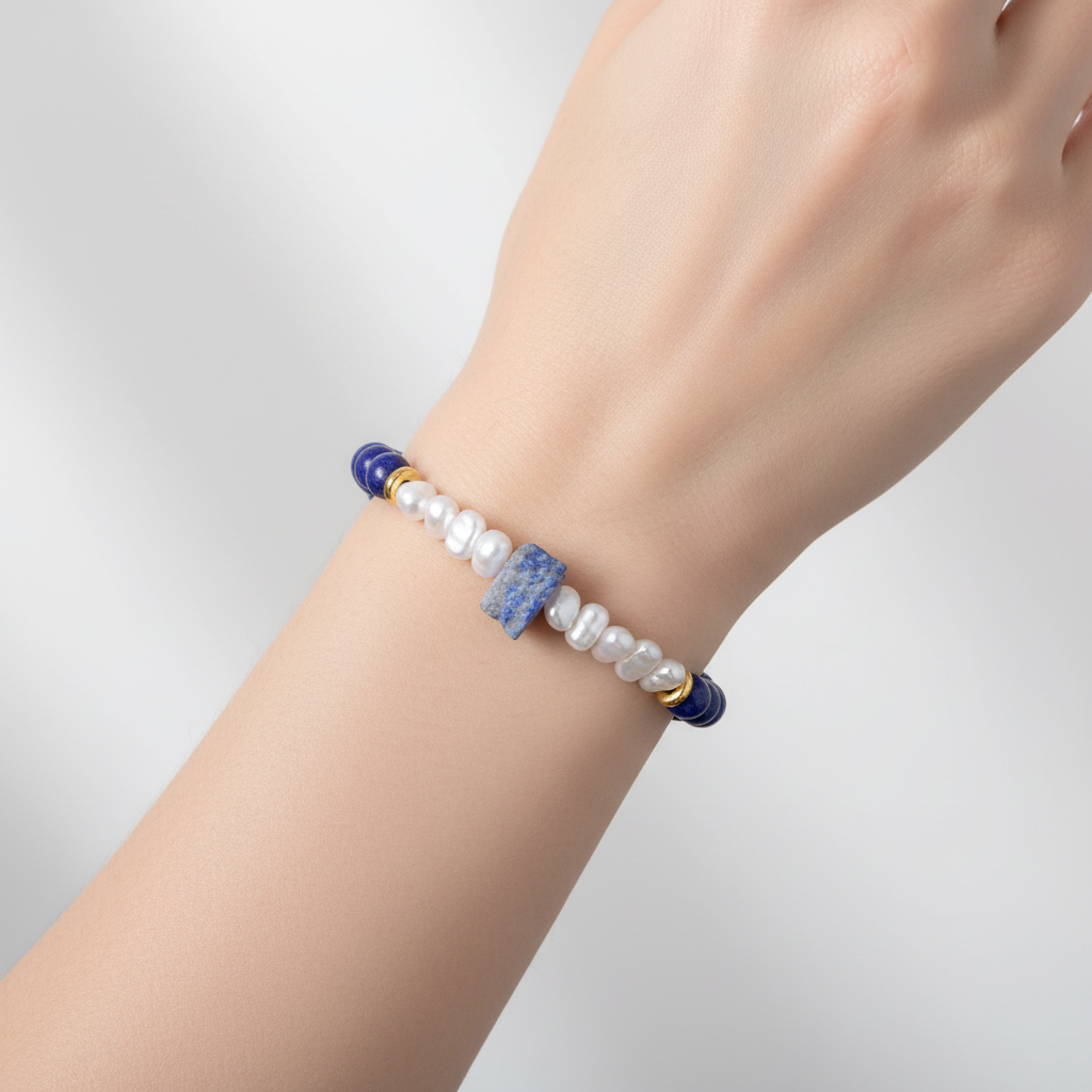 Kristallperlen-Armband - CrystalElegance