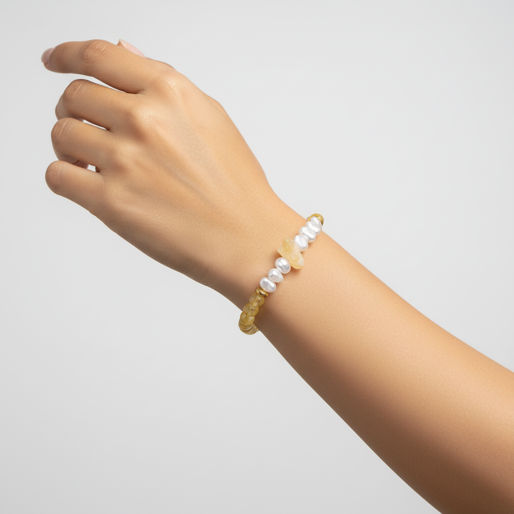Kristallperlen-Armband - CrystalElegance