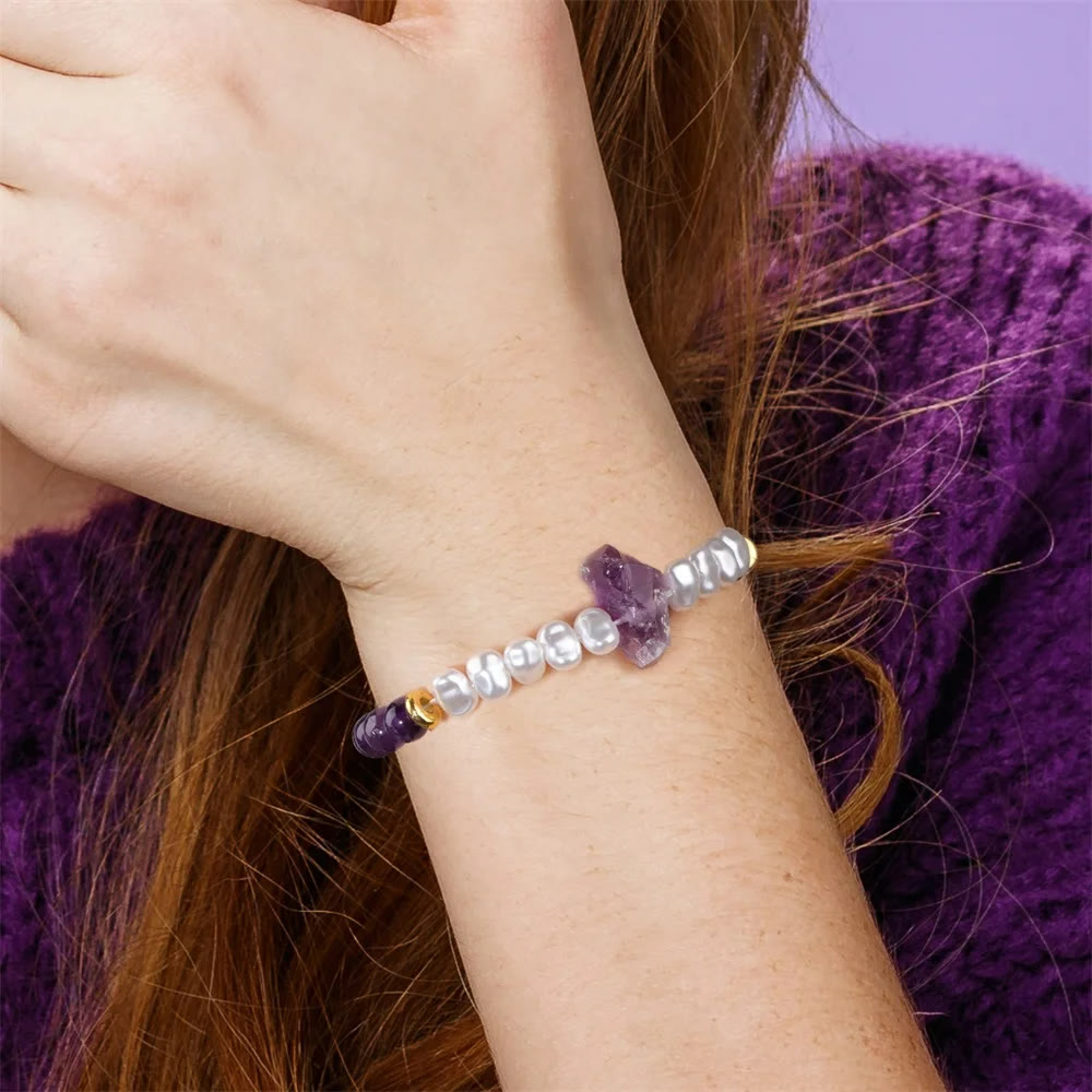 Kristallperlen-Armband - CrystalElegance