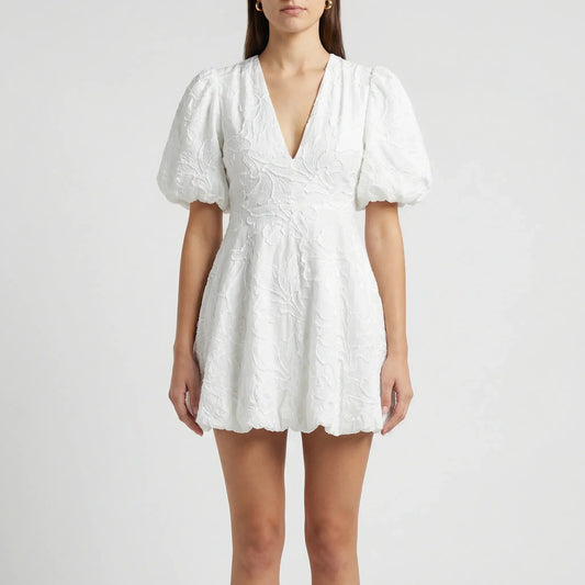 Kurzes Kleid Mit Tiefem V-Ausschnitt - Lois