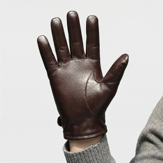 Kurzschaft Herrenhandschuh Mit Riemen - Danny